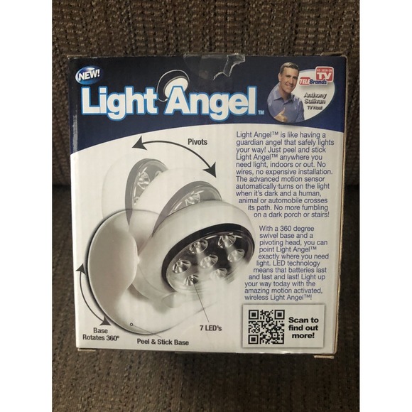 Light Angel Pivotal LED Light Motion Activated Stick Up Light New - Picture 3 of 5
